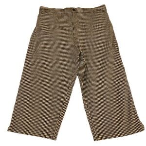 White Stag Stretch Women’s Size 14 Black and White Checkered Capri Pants